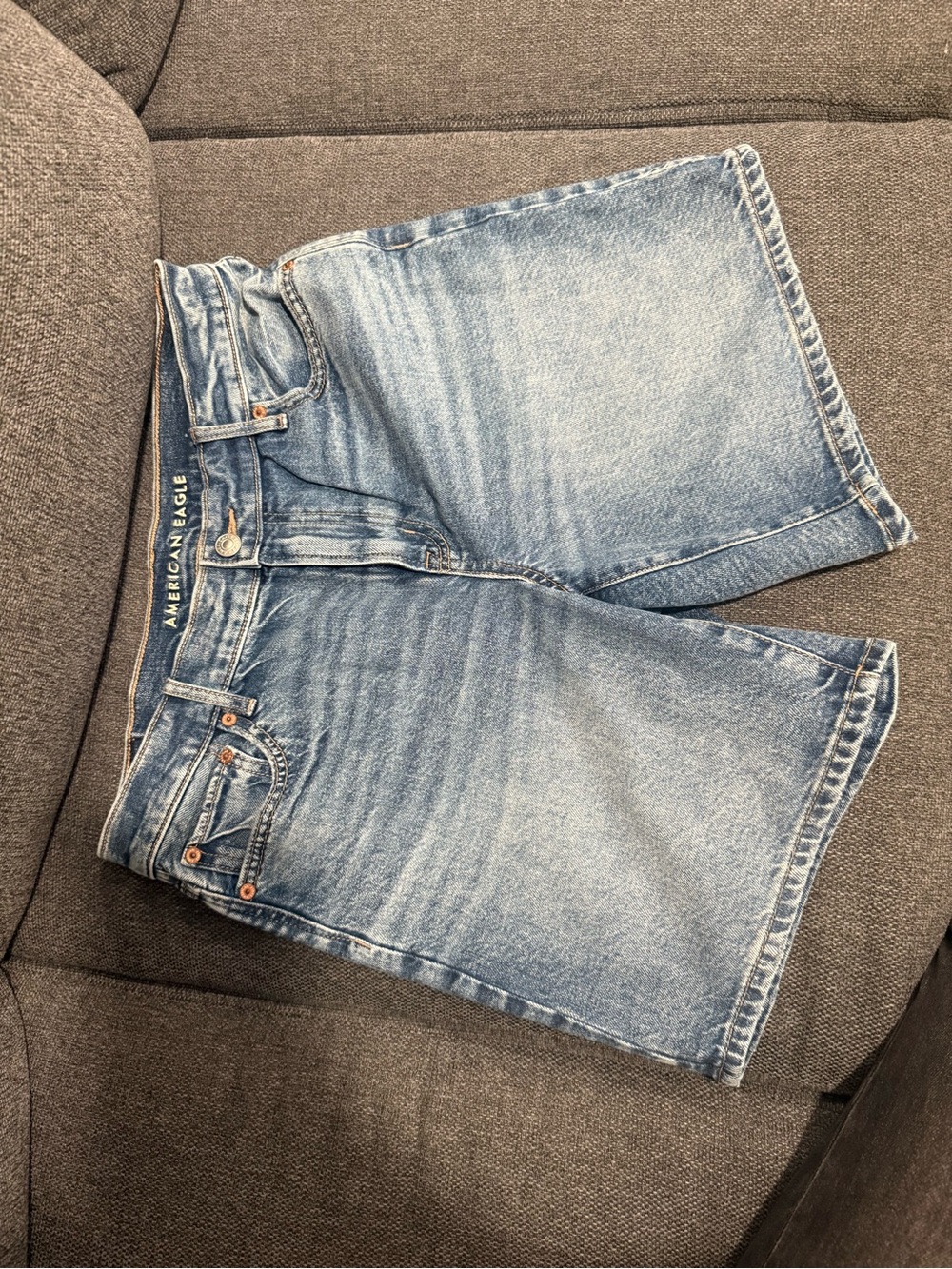 American Eagle Outfitters blue high-rise denim shorts - Picture 11 of 11
